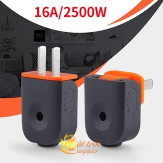 Combo 5 phích cắm dẹt gấp ( Màu đen - cam )