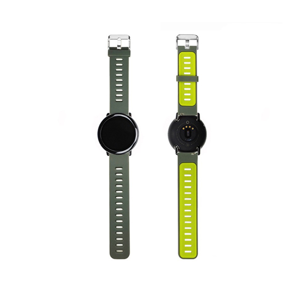 Dây Đeo Thay Thế Bằng Silicon Màu Trơn Cho Xiaomi Amazfit 22mm