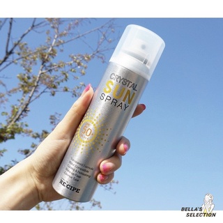 [HSD 2023] Xịt chống nắng Hàn Quốc [ RECIPE CRYSTAL SUN SPRAY SPF 50 + PA+++ ] 150ml