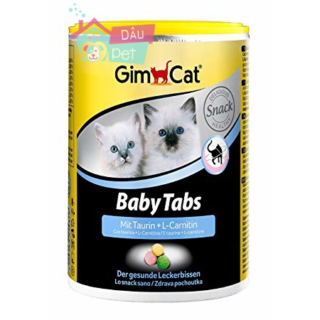 Vitamin cho mèo Gimcat Baby Tabs - 240 viên