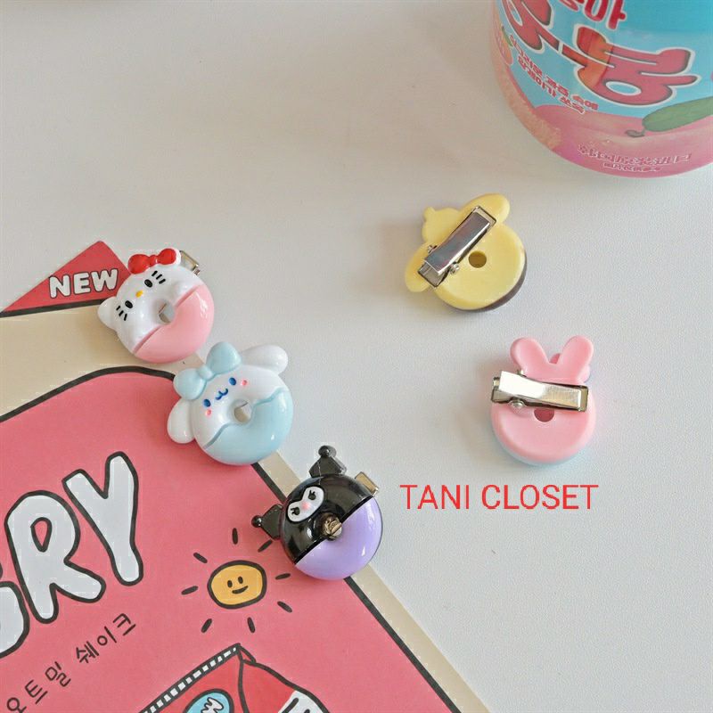 Kẹp tóc mini Sanrio Hình Bánh Vòng