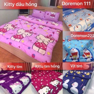 Bộ chăn phao ga gối poly (5 món)