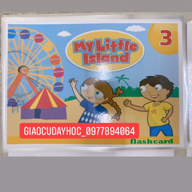 FLASHCARD MY LITTLE ISLAND 3( Size A5 ép plastics)