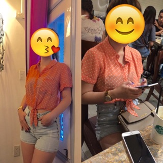 Áo voan cột eo vnxk