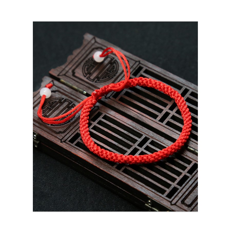 Vòng chỉ đỏ bện tròn nhiều kiểu