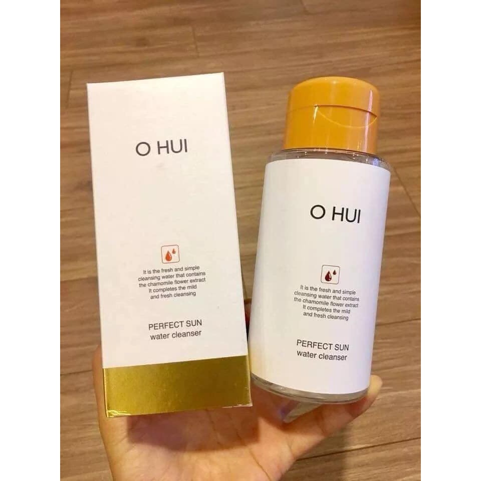 Nước Tẩy trang OHUI 300ml Perfect Sun Water cleanser