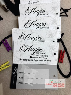 IN TAG MÁC sản phẩm / CARD VISIT