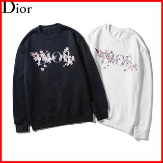 Áo Nỉ Dài Tay In Hoa Unisex