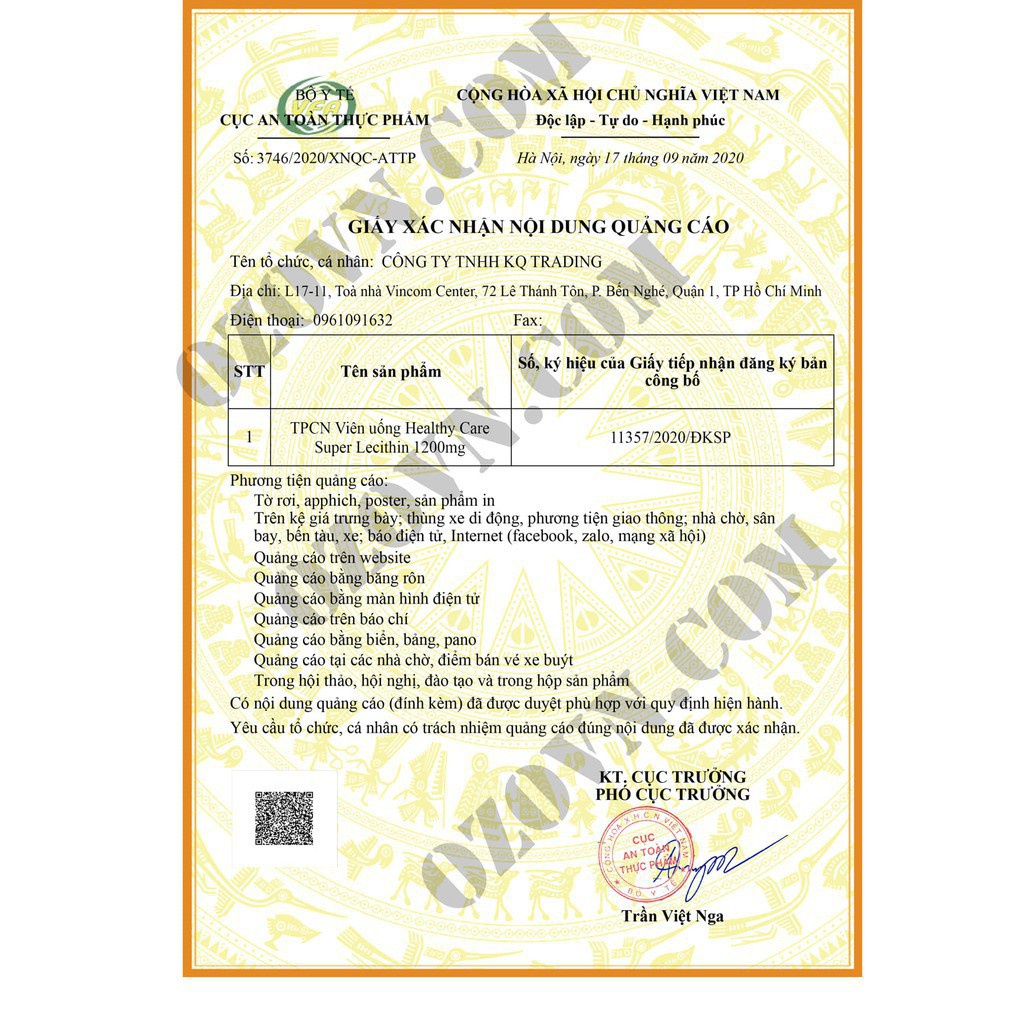 Mầm đậu nành Healthy Care Super Lecithin 1200mg Chính Hãng 100% - 100 viên Úc