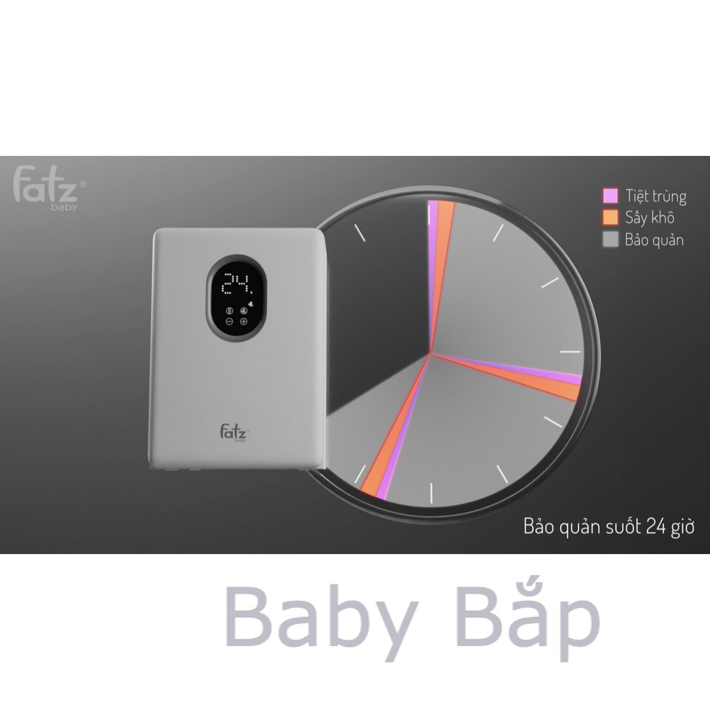 MÁY TIỆT TRÙNG SẤY KHÔ UVC LED FATZ BABY  - KING 3 - FB4733BT