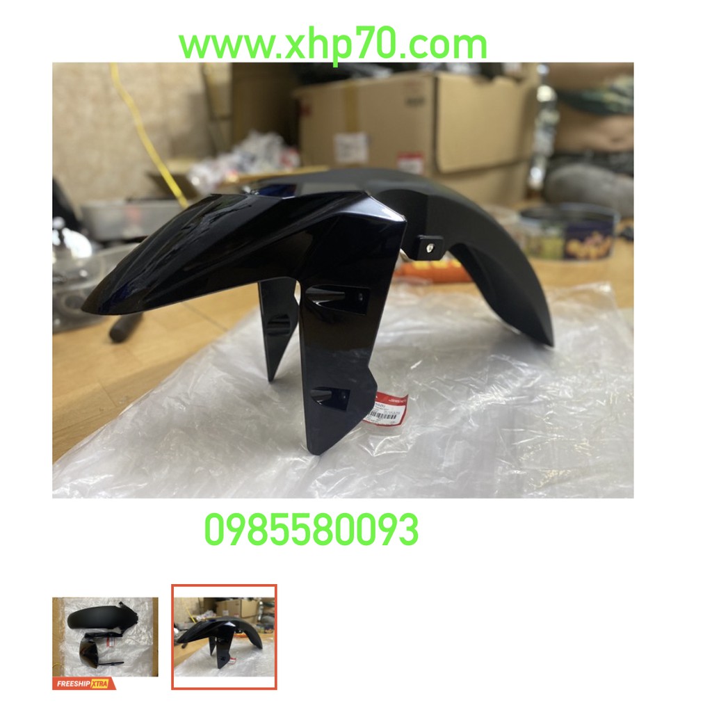 Bộ dè trước xe winner x màu đen bóng