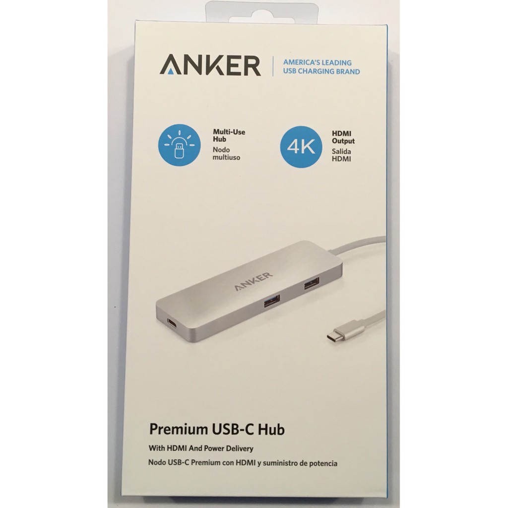 Bộ Chia Cổng Anker USB-C Hub, HDMI và Power Delivery - A8342H41 - Chính hãng