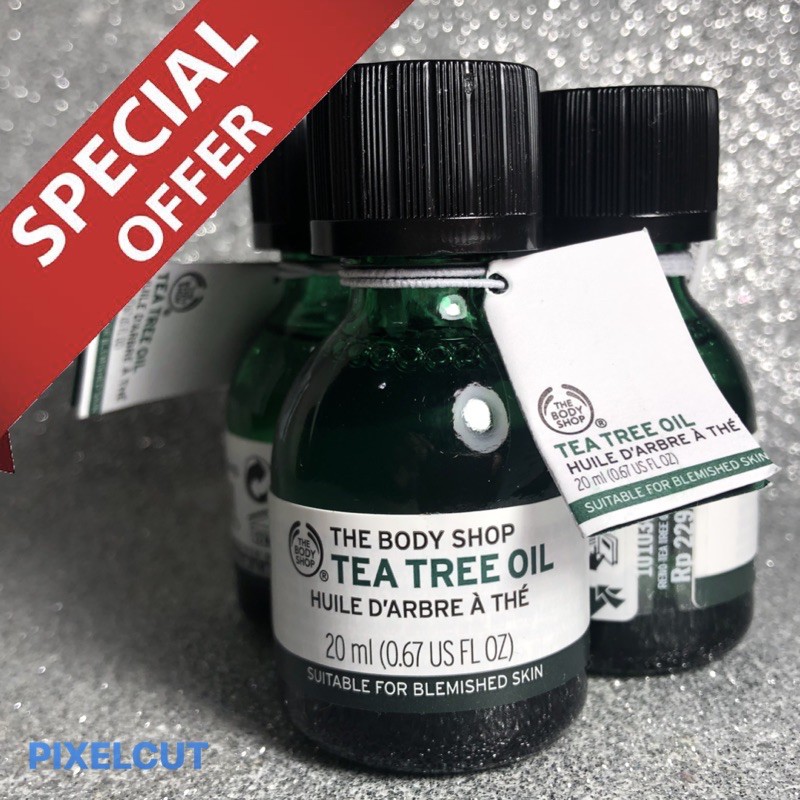 THE BODY SHOP (Hàng Mới Về) Tinh Dầu Cây Trà Trị Mụn 20ml Và 10ml