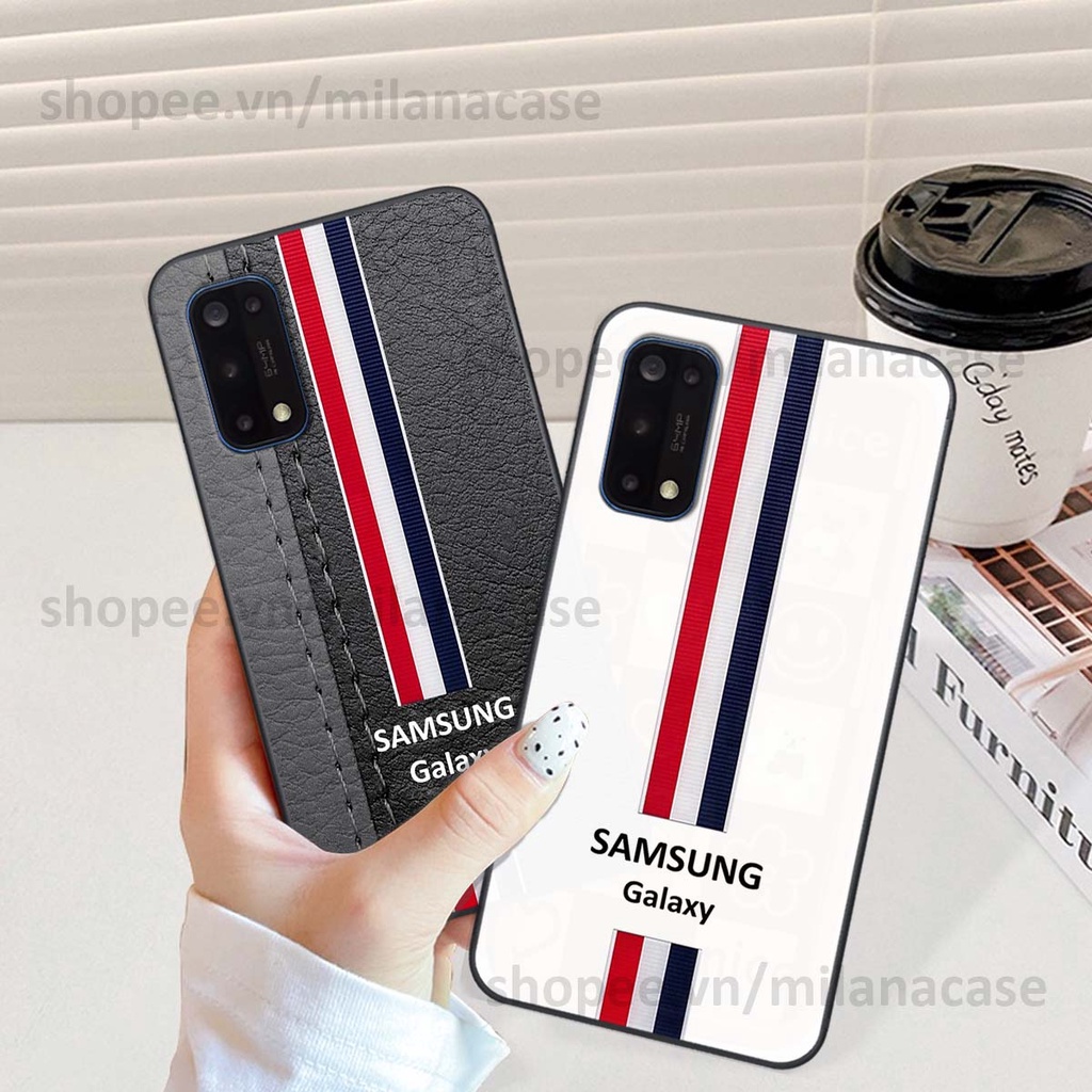 Ốp Realme 7 / 7 Pro in giả da phong cách thể thao, cá tính, thời trang
