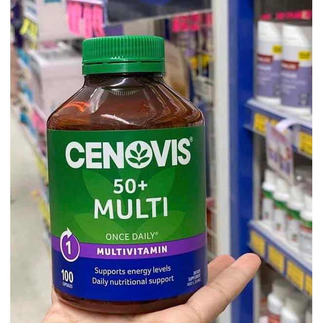 Cenovis once daily multivitamin 50+ lọ 100 viên - vitamin tổng hợp từ 50 TUỔI