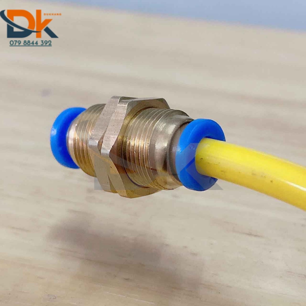 Nối khí nén 2 đầu ống siết thành PM