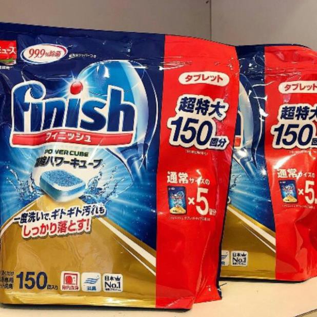 Chia sẻ: 0 [GIẢM GIÁ SỐC] Viên nén loại nhỏ dành cho máy rửa bát nội địa Nhật Finish túi 150 viên