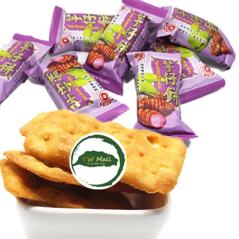 Bánh snack khoai môn Đài Loan Ri Xiang 330g - TW Mall
