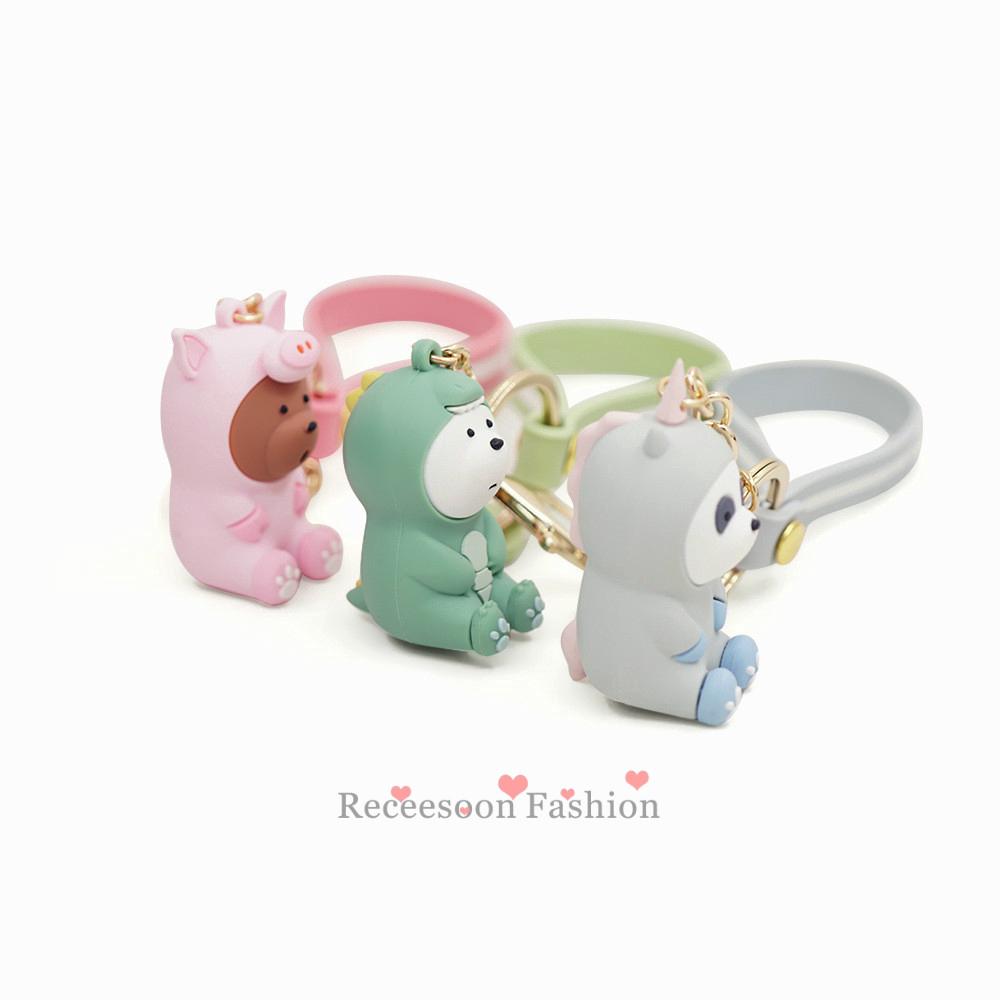 Móc khoá hình We Bare Bear đáng yêu