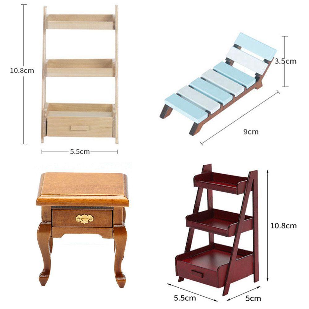 BEBETTERM Bàn Gỗ Trang Trí Nhà Búp Bê 25 Kiểu