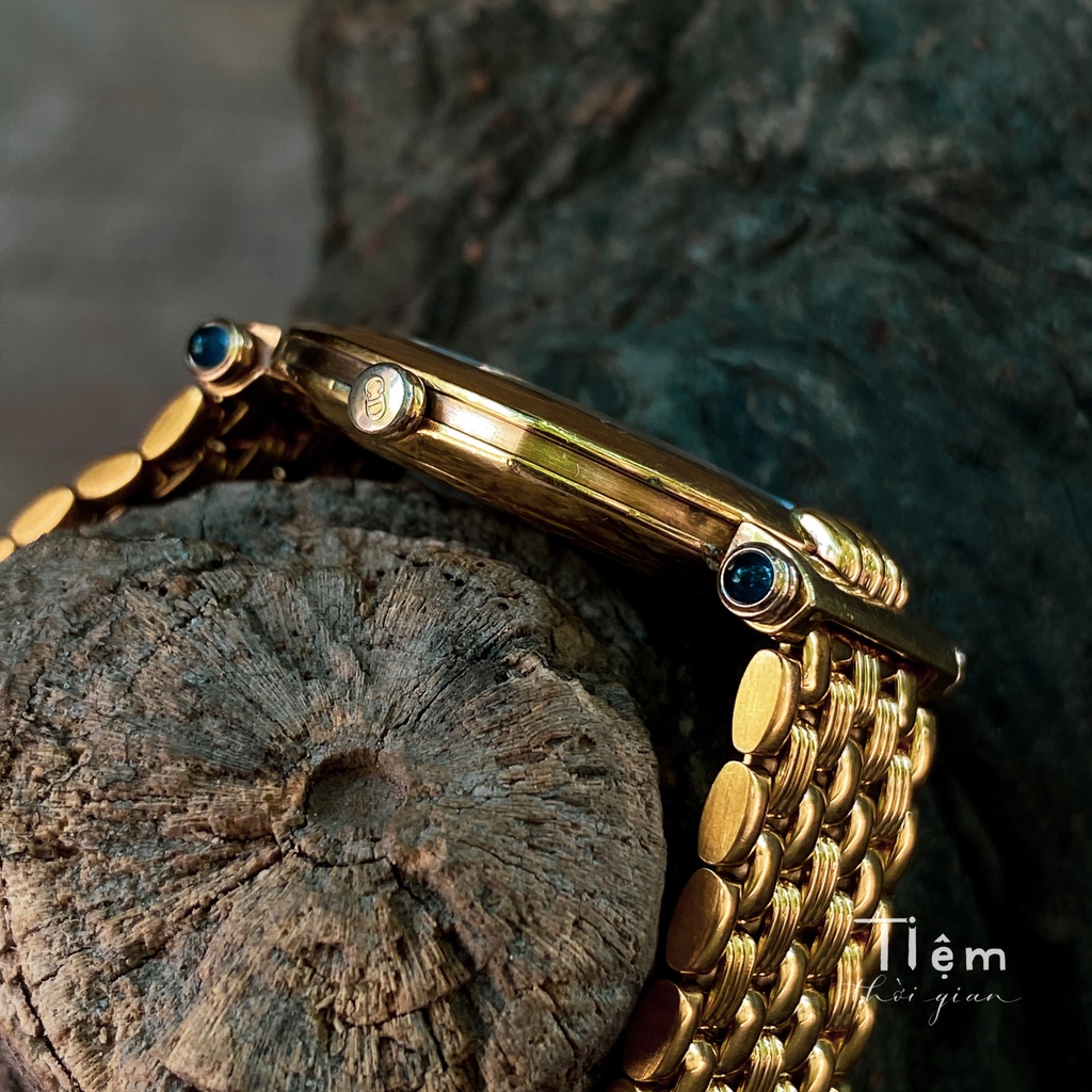 - CHRISTIAN DIOR - NỮ - Đồng hồ USED Thụy Sĩ >>> MỚI 98% SWISS MADE / BỌC VÀNG TOÀN THÂN