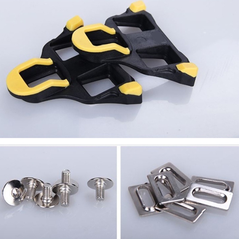 Bicycle Pedal Lock Road Bike Bicycle Auto-lock Pedal Group Plywood In Equipment for The Highway In Shoes