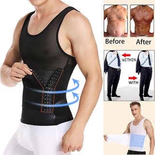 Áo ba lỗ hỗ trợ định hình cơ thể thon gọn tiện dụng cho nam
