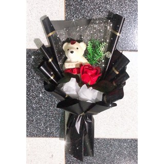 hoa sáp thơm 1 bong + gấu