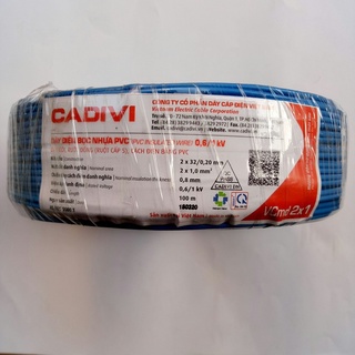 [CADIVI] Dây Điện Đôi  [Cuộn 100m] VCmd / 2x1 [Rẻ vô địch] [Siêu Sale] [FreeShip] [Giá hủy diệt]