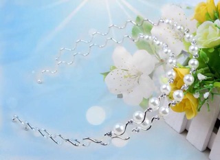 Bờm tóc đính hạt
