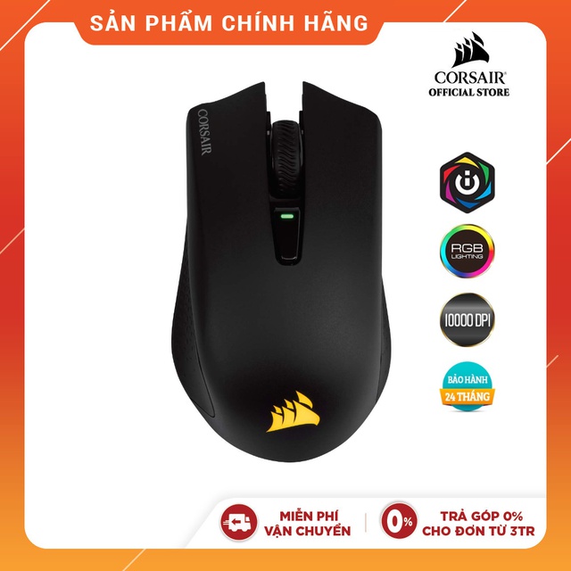 Chuột Gaming Corsair Harpoon wireless RGB - Hàng Chính Hãng