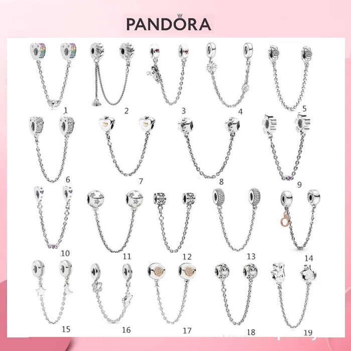 DISNEY Dây Xích An Toàn Bằng Bạc 925 In Hình Chuột Minnie Xinh Xắn