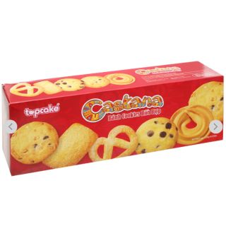 Bánh cookies hỗn hợp Castana hộp 128g