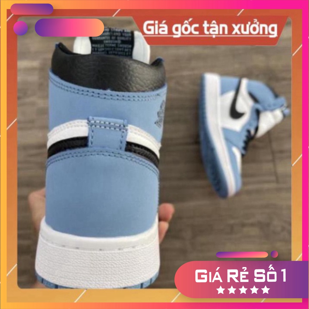 Giày Thể Thao Air J.d Xanh Móc Đen, Giày J.D1 Cổ Cao Cao Nam VN