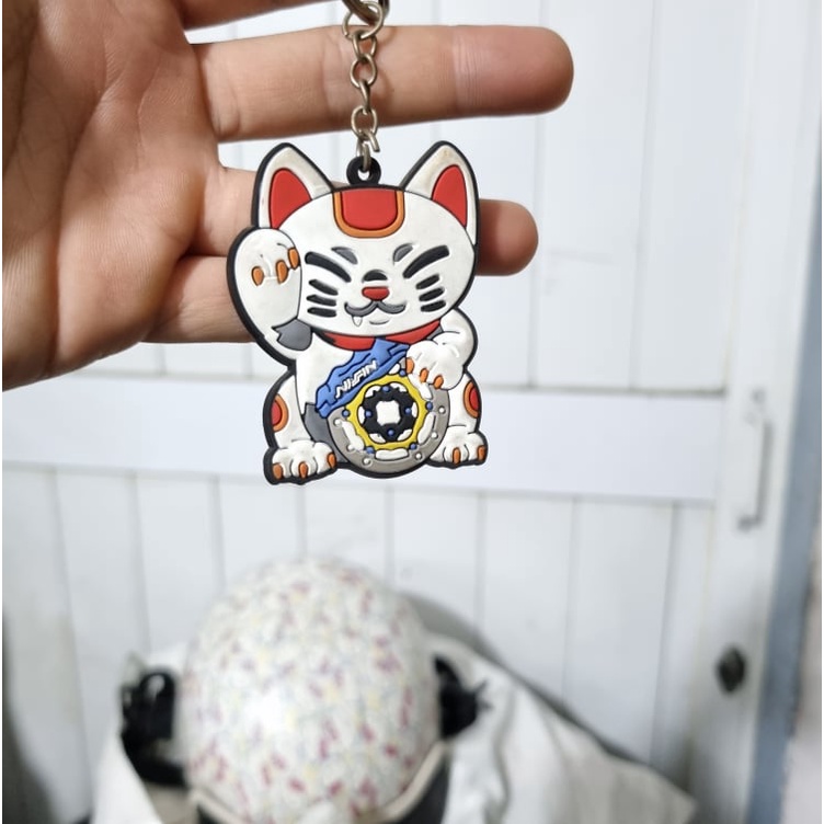 Móc Khóa Cao Su Loại Mỏng Xinh Xắn Đáng Yêu (không có bìa) Tiện Lợi