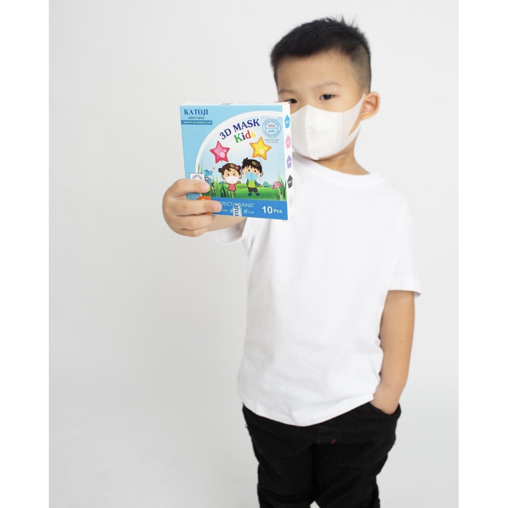 Khẩu trang 3d mask trẻ em công nghệ nhật hộp 10 cái | BigBuy360 - bigbuy360.vn