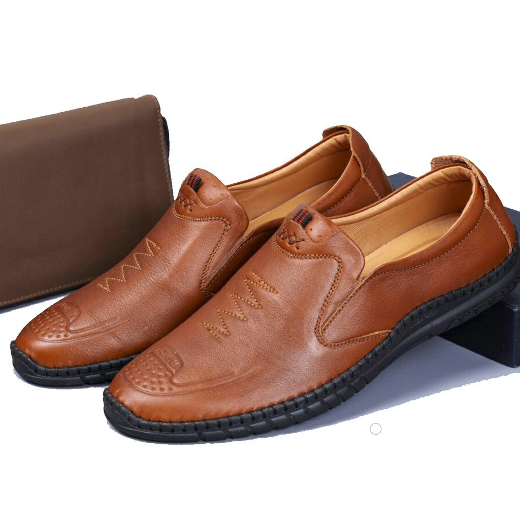 Giày lười da bò sản phẩm bảo hành 12  | BigBuy360 - bigbuy360.vn