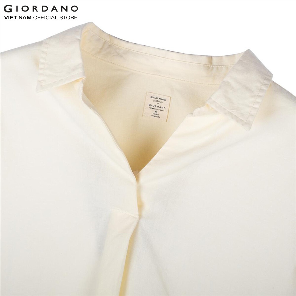 Áo Sơ Mi Nữ Tay Lửng Giordano 05340011