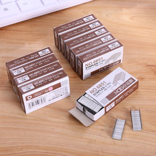 Bộ 10 hộp ghim bấm giấy size 10 - 1000 ghim mỗi hộp