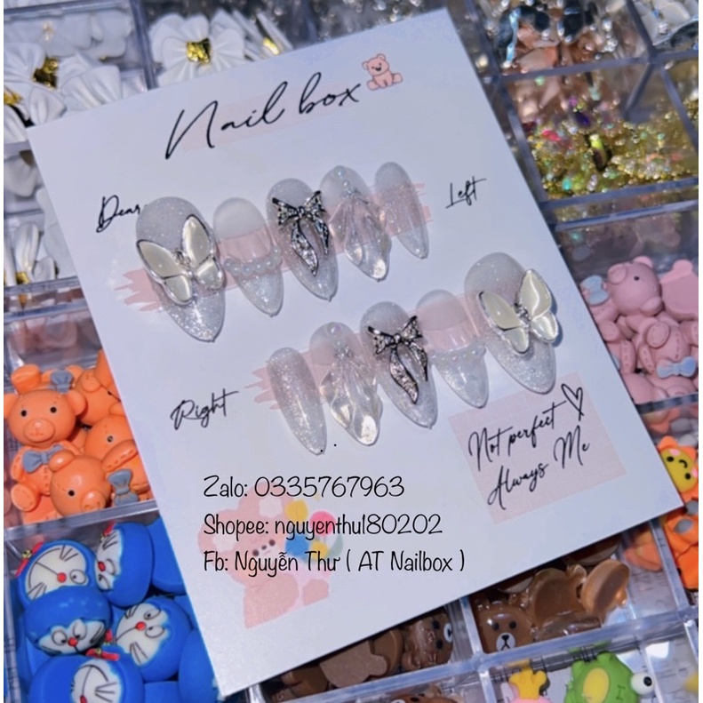 Nailbox thiết kế - Nailbox váy cô dâu