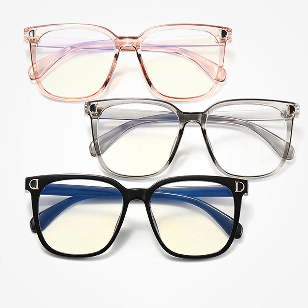 Kính Mát Gọng Vuông Chống Ánh Sáng Xanh Phong Cách Vintage Thời Trang Cho Nam Nữ
