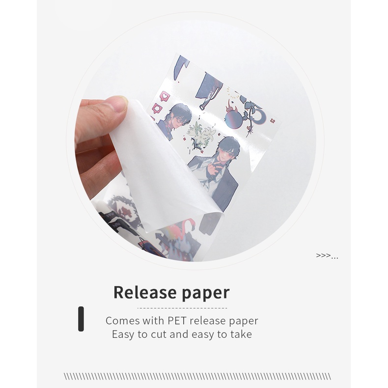 Băng Keo Dán Trang Trí Sổ Tay/Sổ Tay In Hình Nhân Vật Hoạt Hình DIY