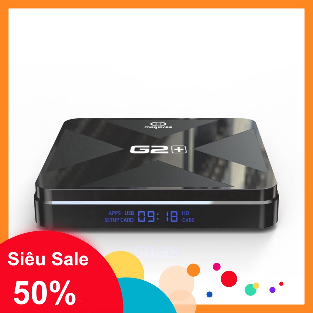 $$$$ Android Tivi Box Magicsee N5 Android 9.0 Chip S905X Ram 2GB Rom 16GB Xem phim $$$