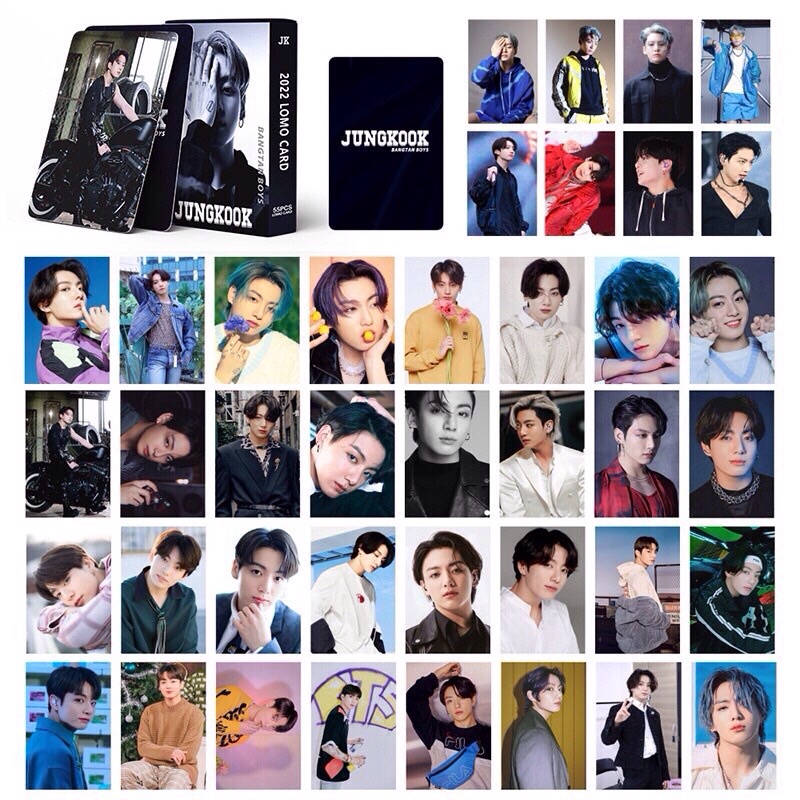 Set 55 lomo card Bts JungKook Mẫu 2