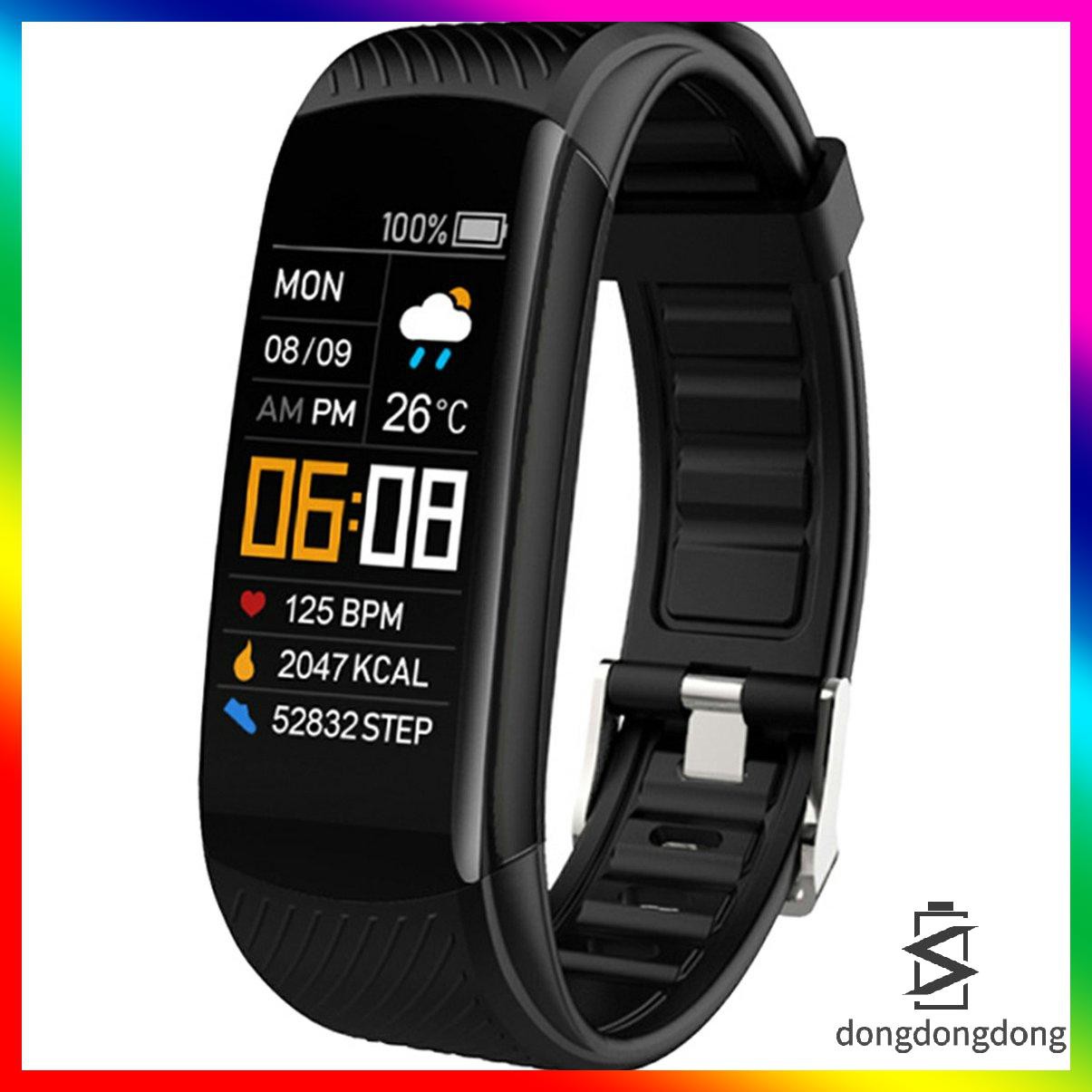 [ddd]C5S Smart Bracelet Heart Rate Fitness Tracker Bracelet Multifunctional Watch