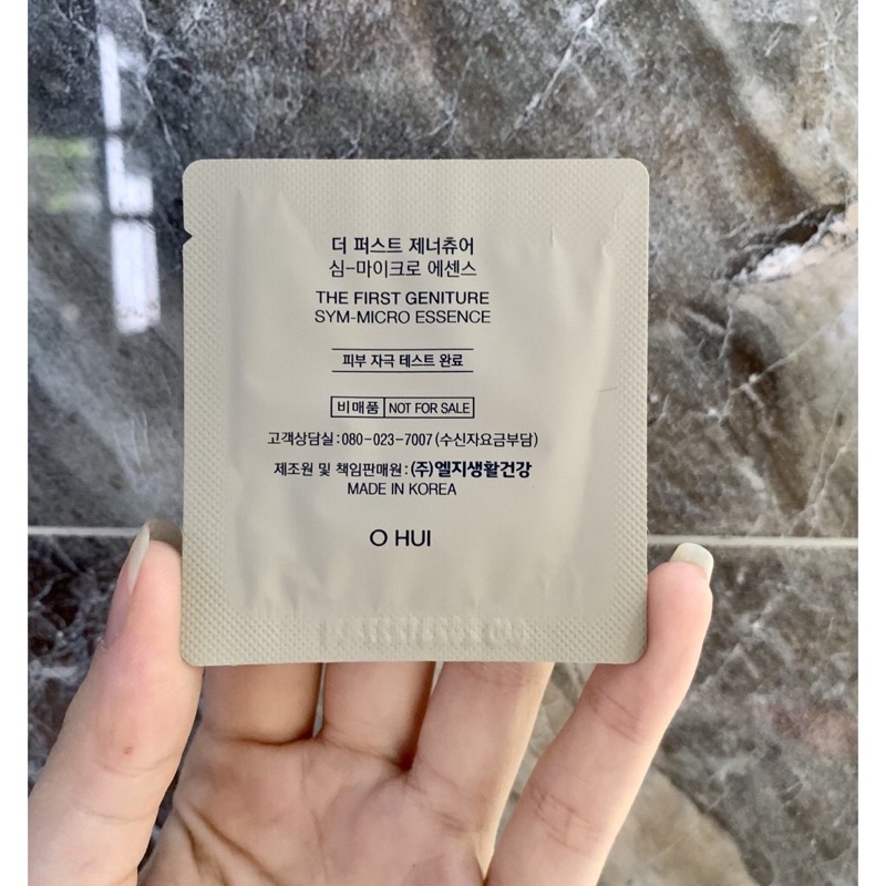 Combo 10 gói tinh chất siêu vi Ohui The First Sym Micro Essence date 6/2024