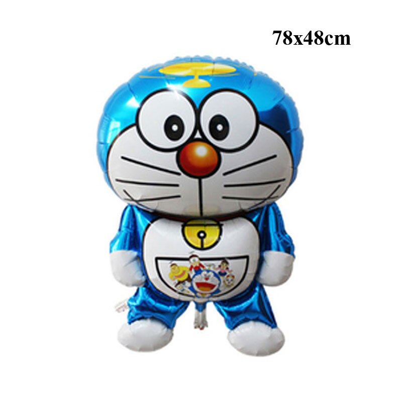 Bong Bóng Bơm Hơi Hình Mèo Doraemon 1 Tuổi Trang Trí Sinh Nhật