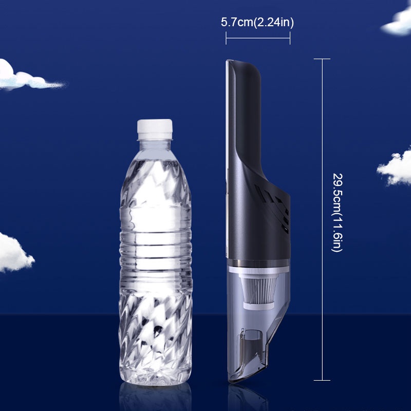 Máy hút bụi mini không dây SEAMETAL 12000Pa có thể sạc lại tiện dụng