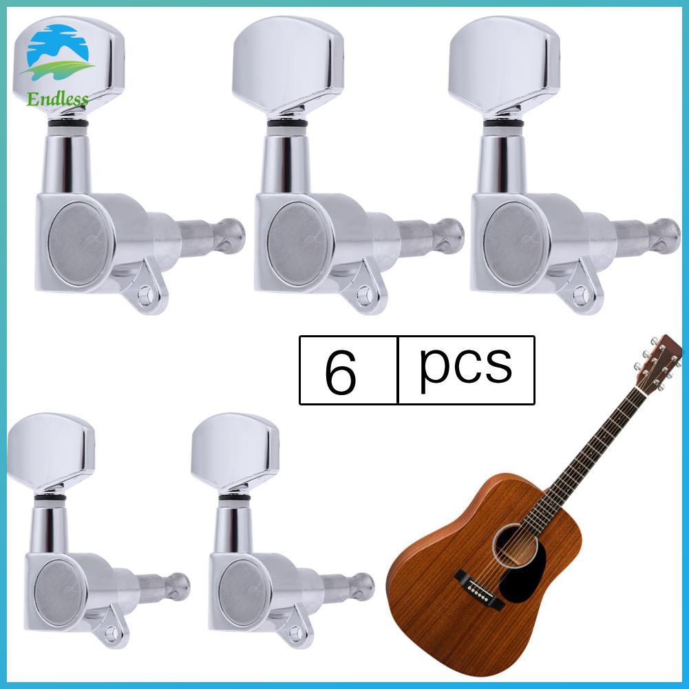 6 Pieces Acoustic Guitar Heads Knobs Guitar String Tuning Peg Tuner ☆endless☆