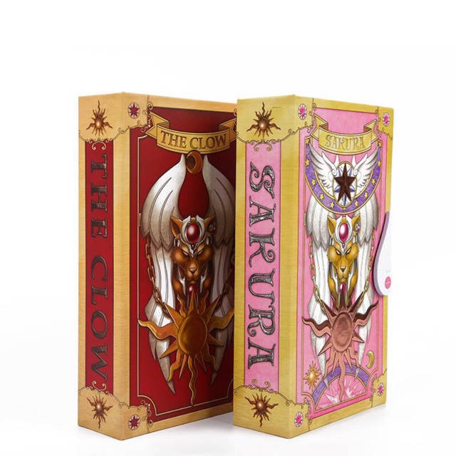 Bộ bài clow sakura hộp nam châm lá bài clow sakura bài bói gồm 56 lá